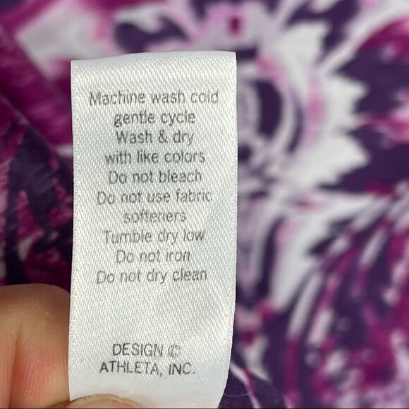 Athleta Sierra Thermal Floral Haze Half Zip - Picture 11 of 12